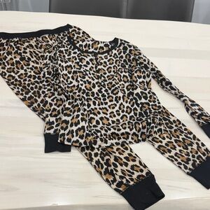 Leopard Print Pajamas